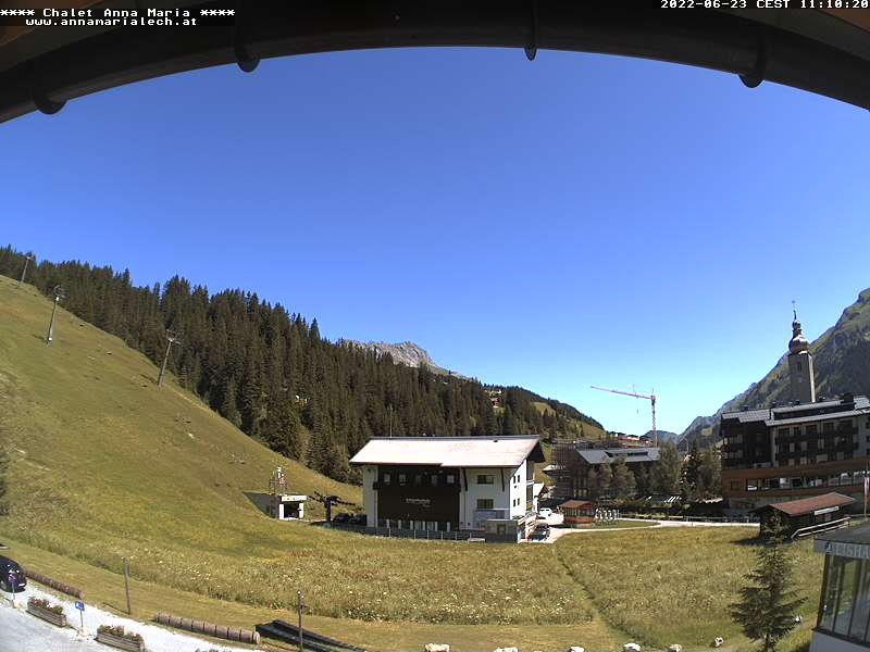 Webcam Arlberg Lech Chalet Anna Maria